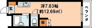 クリーンハイツ弓立I【2階】の間取り