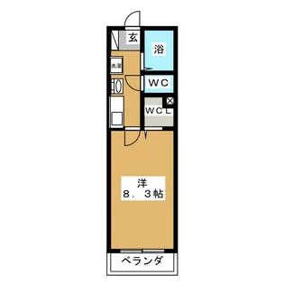 カーサ・コンフェスタ【1階】の間取り