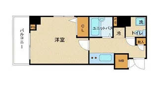 トーシンフェニックス八丁堀【2階】の間取り