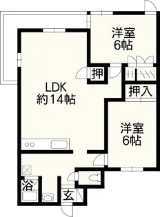 シャトレ長嶺III【3階】の間取り