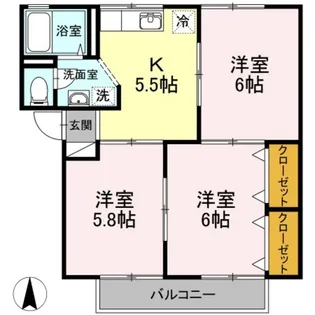 シートピア【2階】の間取り