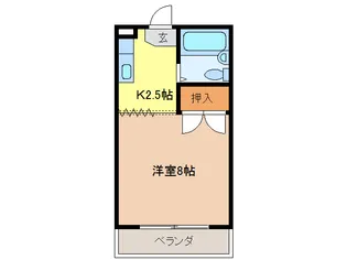 1Kの間取り画像