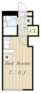 オリオンフラッツ【2階】の間取り