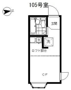 パトリエ駒込【1階】の間取り