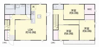 岡山県岡山市南区米倉【一戸建】の間取り