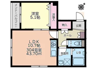 GRAN HERME(グランエルメ)【3階】の間取り