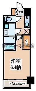 S-RESIDENCE小阪azure【14階】の間取り