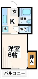 東京都府中市天神町2【アパート】の間取り