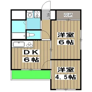 ブライトホーム【1階】の間取り