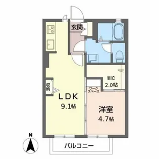 リヴィエール【1階】の間取り
