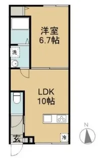 UNO PALLAZO【3階】の間取り