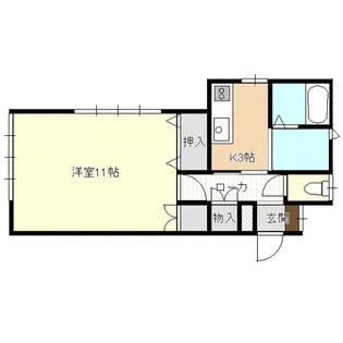 ヴェルドミール【1階】の間取り