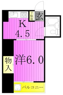 ヘイワハイム【2階】の間取り