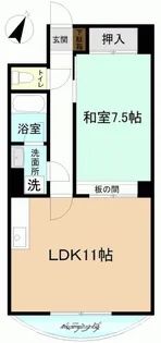 マリンコースト新舞子【2階】の間取り