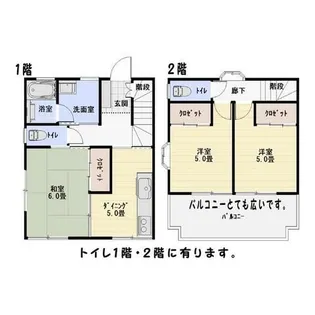 大貫貸テラスハウス(オオヌキカシテラスハウス)の間取り