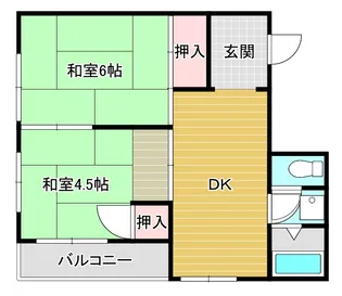 堀井マンション南館【2階】の間取り