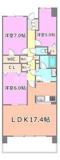 千葉県千葉市美浜区幸町1【マンション】の間取り