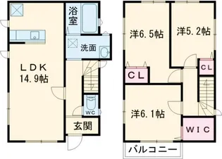 埼玉県熊谷市円光2【一戸建】の間取り