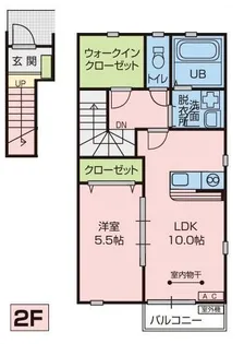 Cassa forte(カッサ フォルテ)【2階】の間取り