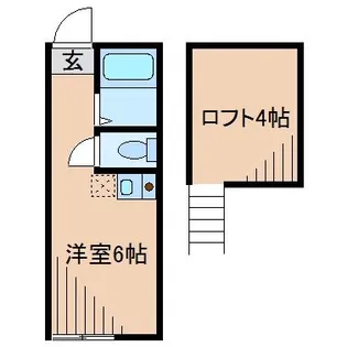 神奈川県横浜市港北区師岡町【アパート】の間取り
