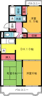 サテライト茅ヶ崎21【5階】の間取り