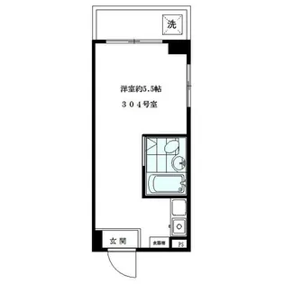 エヌティビル【5階】の間取り