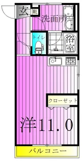 カルム町屋【4階】の間取り