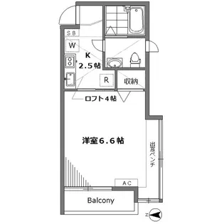テラスK【2階】の間取り