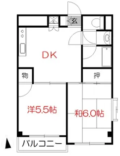 ミル・メゾン【8階】の間取り