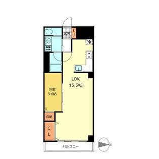 秀和東荻窪レジデンス【4階】の間取り