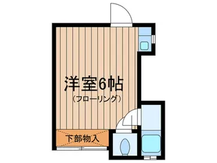 ハイム神田B棟【1階】の間取り