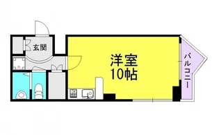兵庫県芦屋市楠町【マンション】の間取り