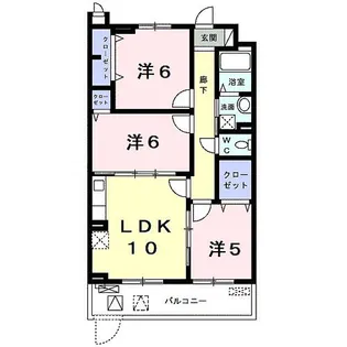 エスポワール【2階】の間取り