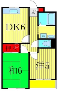 サニーコーポベル【2階】の間取り