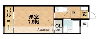 杢屋ハイツ【3階】の間取り