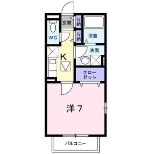 神奈川県横須賀市佐野町5【アパート】の間取り