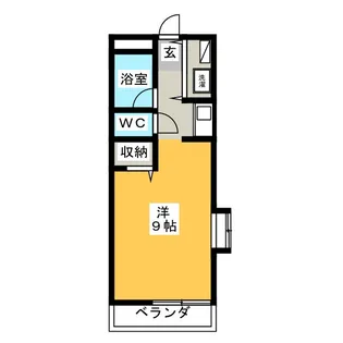 コーポ本田町【1階】の間取り