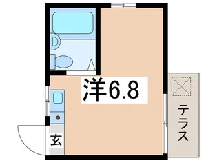 メゾン・ラ・ジュネス【1階】の間取り