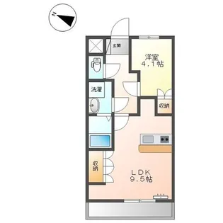 コンフォール・秩父【1階】の間取り