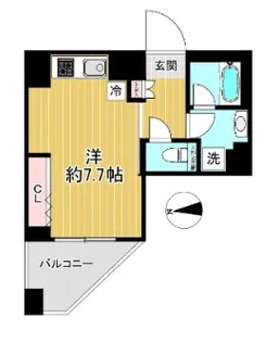 東京都大田区西蒲田7【マンション】の間取り