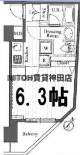 T&G神田マンション【7階】の間取り