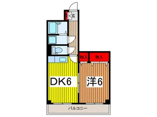 イ-スト秀和【1階】の間取り