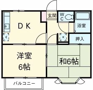 パレス紀風【2階】の間取り