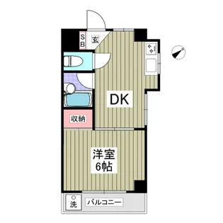 神奈川県相模原市中央区清新3【マンション】の間取り