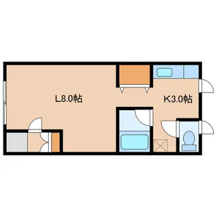メゾン湯浜館【2階】の間取り