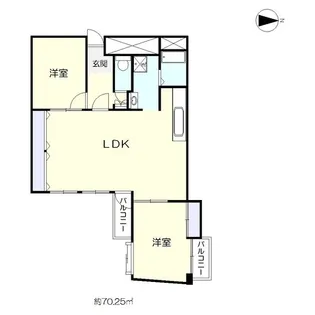 メゾンエトワール【7階】の間取り