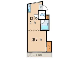 メゾンエ-グレット【1階】の間取り