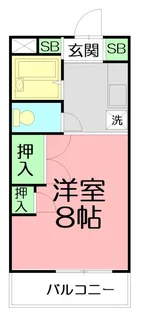 サウスヴァレーハイツ【2階】の間取り