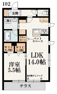東京都世田谷区桜丘4【マンション】の間取り