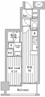 グローベル・ザ・ソニア横浜【8階】の間取り